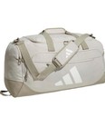 Adidas Defender 5 Medium Gym Training Duffel Bag  Beige Gray