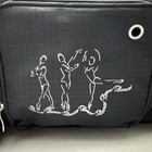 Black Ballet Or Dance Large Duffle Bag With Shoe Holder   Water Bottle Pocket