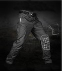 Cargo Pants Mens Tactical Combat Work Outdoor Hiking Pockets Cargo Pants Black