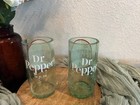 Set Of 2 Upcycled Whiskey Glasses Made From 1970s Acl Dr Pepper Bottles