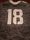 Tcu Horned Frogs Game Worn Issued Camo Football Jersey  18 Nike Size 42