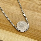 Italian Solid Sterling Silver Franco Chain Necklace Thick 925 Silver Chain 2 5mm