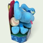 1997 Vintage Fisher Price Blue   s Clues Pose A Blue Puppy Dog Plush New Nib Tag