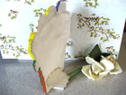 Vintage Folk Art Handpainted Colorful Pansies In Flower Pot Cast Iron Doorstop
