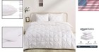 3-piece King Size Down-alternative Comforter Set - Elegant Pinch Pleat Design