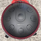 Moozica Overtone D Kurd 14  17 Notes In D Minor Handpan Tongue Drum W  Case