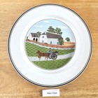 Set Of 6 Villeroy   Boch Naif Salad Plates 6 Different Scenes Laplau  1-6 8 