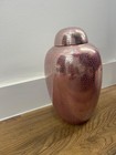 Terrybear Rose Pink Urn For Human Ashes Flower Motif 