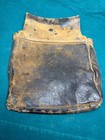 Vintage Leather Bag W belt Loop 6  X 8 