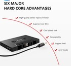 Car Cassette Aux Adapter  3 5mm Universal Audio Cable Tape Adapter For Car  Phon