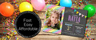 Girls Birthday Invitation Printable Personalized  Invitation Digital Chalkboard 