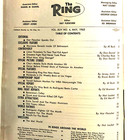 1965 The Ring Boxing Magazine Chuvalo Cassius Clay Muhammad Ali Rocky Marciano