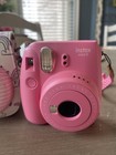 Fujifilm Instax Mini 9 Instant Film Camera Pink With Matching Case And Fun Lens