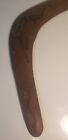 Vintage 16  Wooden Boomerang With Hand-painted Lizard Design Australia