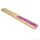 Silk Hand Fan 8  Pink Butterfly Garden High Quality Folding Pocket Purse New