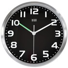  10 Inch Night Light Wall Clock 10 Inch Silver Hands   Numbers Illuminate