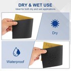 50 Pcs Sandpaper Sheets  13 Grits 120   5000 Wet Dry Assortment For Wood   Metal