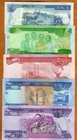 Set Ethiopia  5-10-50-100-200 Birr  2017-2023  P-new  Unc