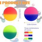 Irrmshr 18 Pcs Bouncy 18 Jumbo Balls  18 Balls