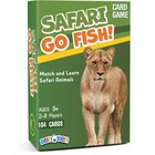 Safari Animal Go Fish Flash Cards Game Educational Card For Children Kids Adults