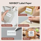 Niimbot Label Maker With Tape  690pcs 50x30mm Labels  Bluetooth Thermal Printer