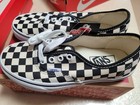 Vans Authentic Golden Coast Checkerboard Black white Vn000w4ndi0 Women 6   Men 4