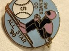 Vintage Denver Co All Star Ski Enamel Lapel Pin 1990