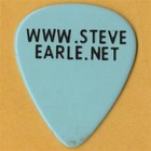 Steve Earle 2000 Transcendental Blues Concert Tour Collectible Stage Guitar Pick