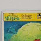 Vintage Disney The Little Mermaid Ariel Golden Frame Tray 12pc Puzzle