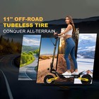 Electric Scooter Adult 30mph 1200w Motor E-scooter 11   Off-road Tire Scooter