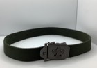 Boy Scouts Bsa Khaki Green Webbing Belt - Green Gear Buckle - Size 28