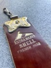 Extra Heavy Shell French Hide Shaving Strop Certified Shaving Finish Broke-in