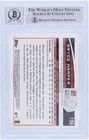 Bryce Harper Nationals Signed 2012 Topps Chrome  196 Bas 10 Rookie Card W insc