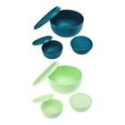 Tupperware 12-piece Blossom Lid Serve   Store Bowl Set-green