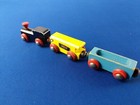 Passenger Train With Two Tenders   33317    Brio Wooden 1990s Rimless Wheels