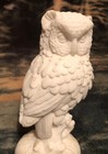 Vintage Ceramic Owl White - 6 X 2 5   Owl Figure Figurine Collectible 