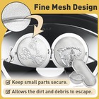 Iffitya Small Parts Jewelry Cleaning Basket - 2pcs 2 Packs  2-pack Silver