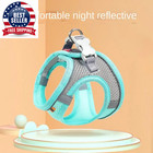 Dog Cat Harness Vest Chest Rope Set Reflective Breathable Adjustable Pet Harness