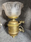 Pair Antique Brass bronze Rr Or Ships Wall Lights
