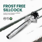 Frost Free Anti Siphon Outdoor Hose Bibb Valve Brass Chrome Plated 8 Inch