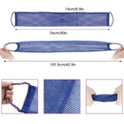 2 Pieces African Exfoliating Net  Net Sponge Back Black 