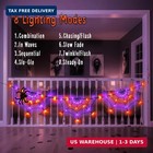 Halloween Decorations Spider Web Lights 6ft 60led Battery Operated usb Powered W