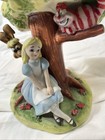 Vintage 1970 s Walt Disney Alice In Wonderland Bisque Porcelain Figurine