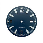33mm Blue Sterile Watch Dial For Nh35a Ocean Planet Style Bgw9 Lume
