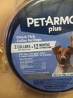 Petarmor Plus Flea   Tick Collar  6 Month Protection- 2 Collars- Fits All Dogs