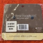 Lindsay Phillips  calli  Interchangeable Shoe Snaps Charms Coral Medallion New