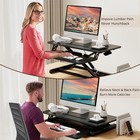 Standing Desk Coverter Stand Up Desk Adjustable Desk 32 Inches Riser Home Office