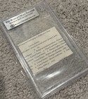Jimmy Carter Hand Signed Cut - President - Beckett Slabbed - Super Low Price 