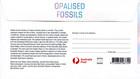2020 Opalised Fossils - Fdc Miniature Sheet