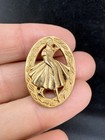 Vintage Singer Young Style Maker Contest Brooch Gold Tone Signed